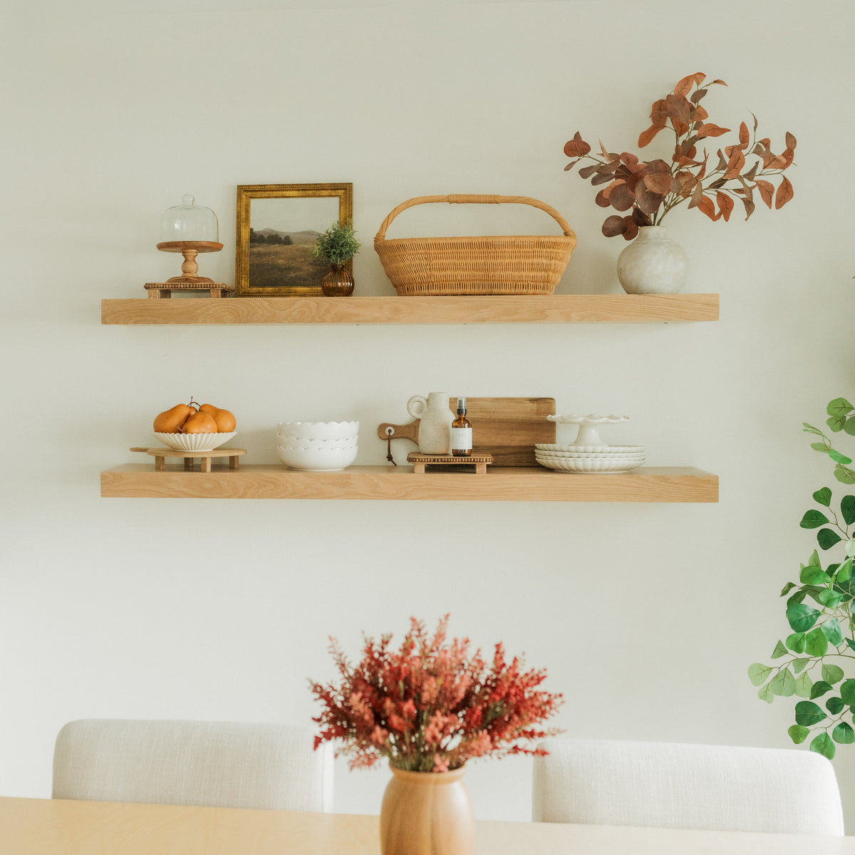 White Oak Floating Shelf - Modern