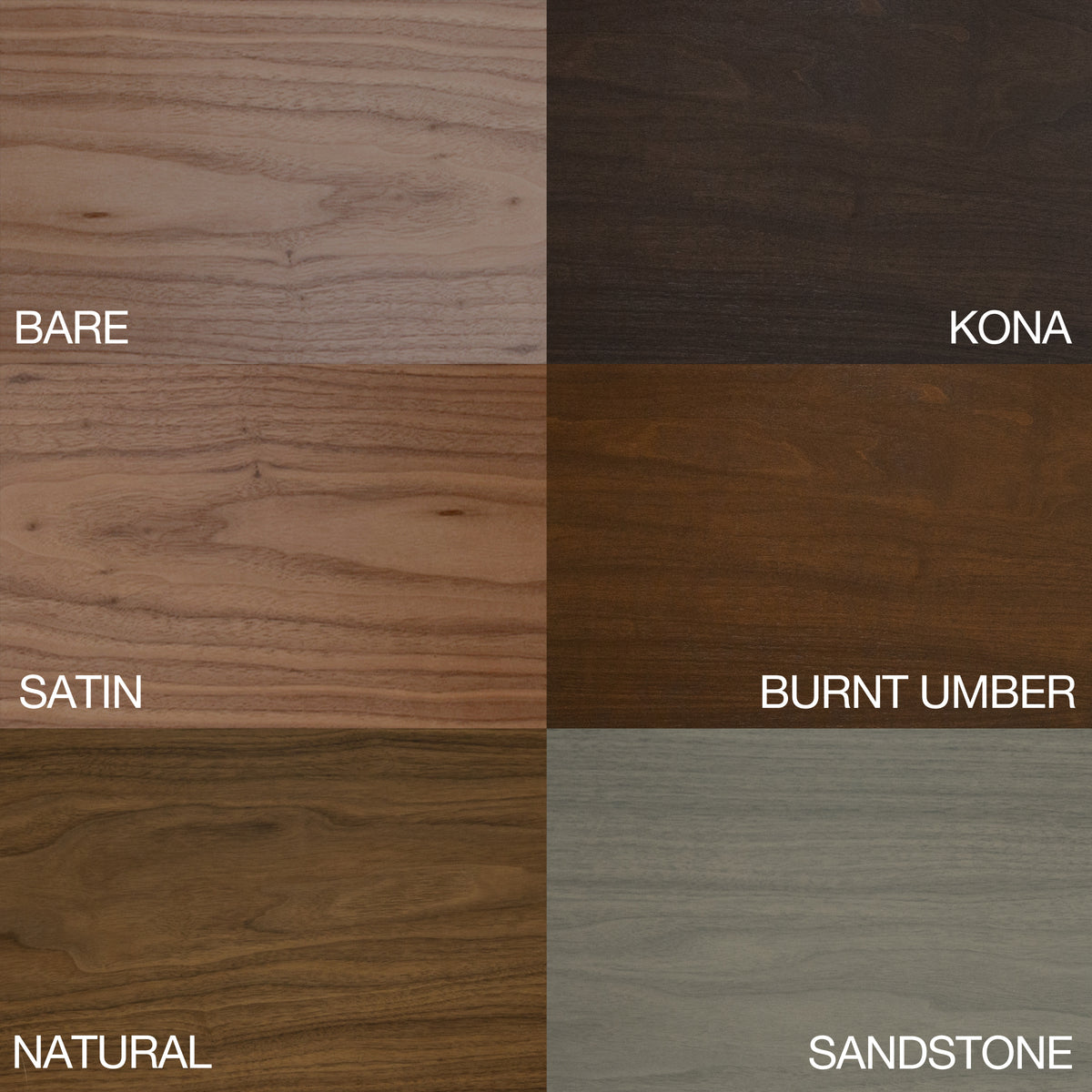 Walnut Finish Sample