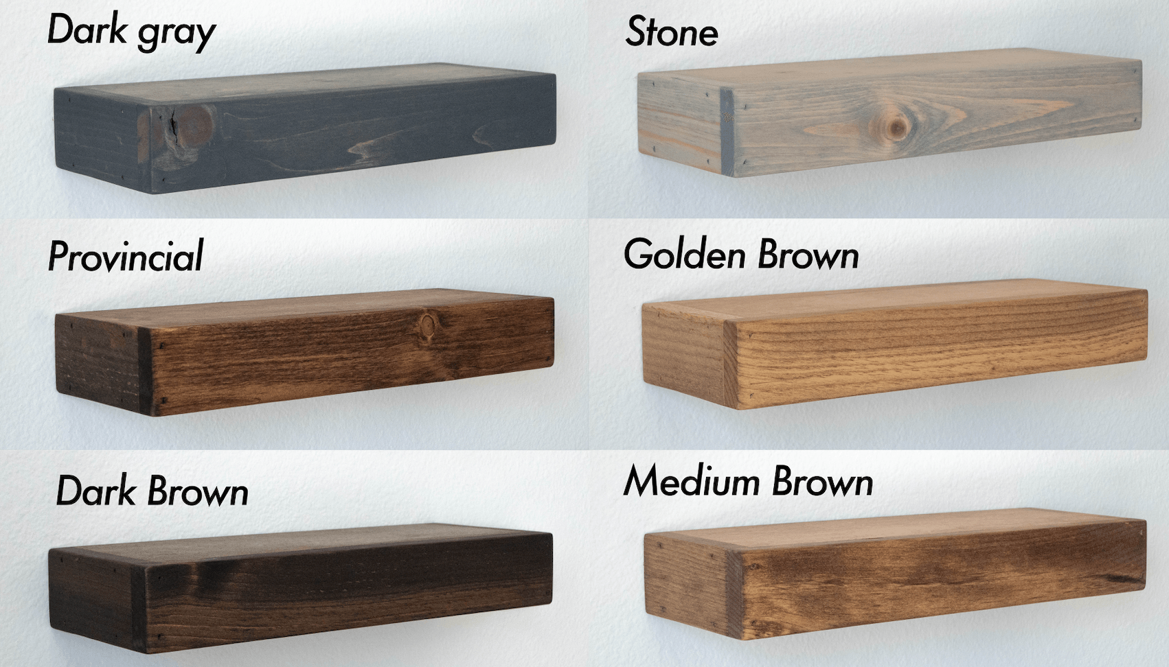 Knotty Pine LED Floating Shelf - Rustic - Lyons Crafted