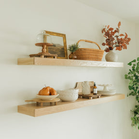 White Oak Floating Shelf - Modern