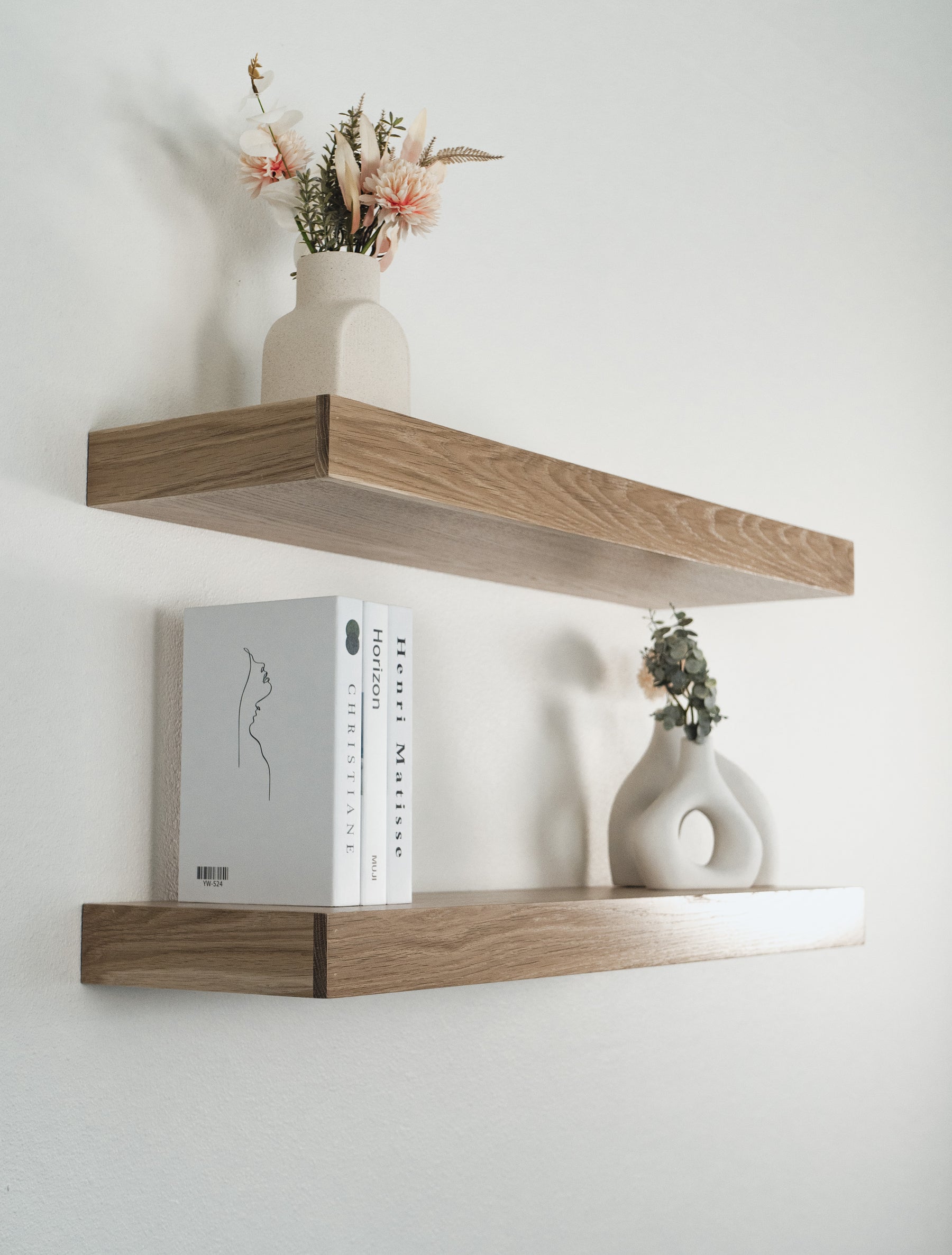White Oak Floating Shelf - Modern