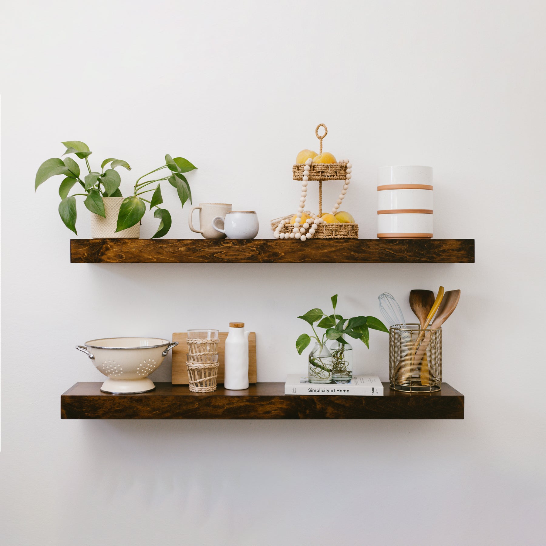 Maple Standard Floating Shelf - Modern