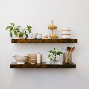 Maple Standard Floating Shelf - Modern