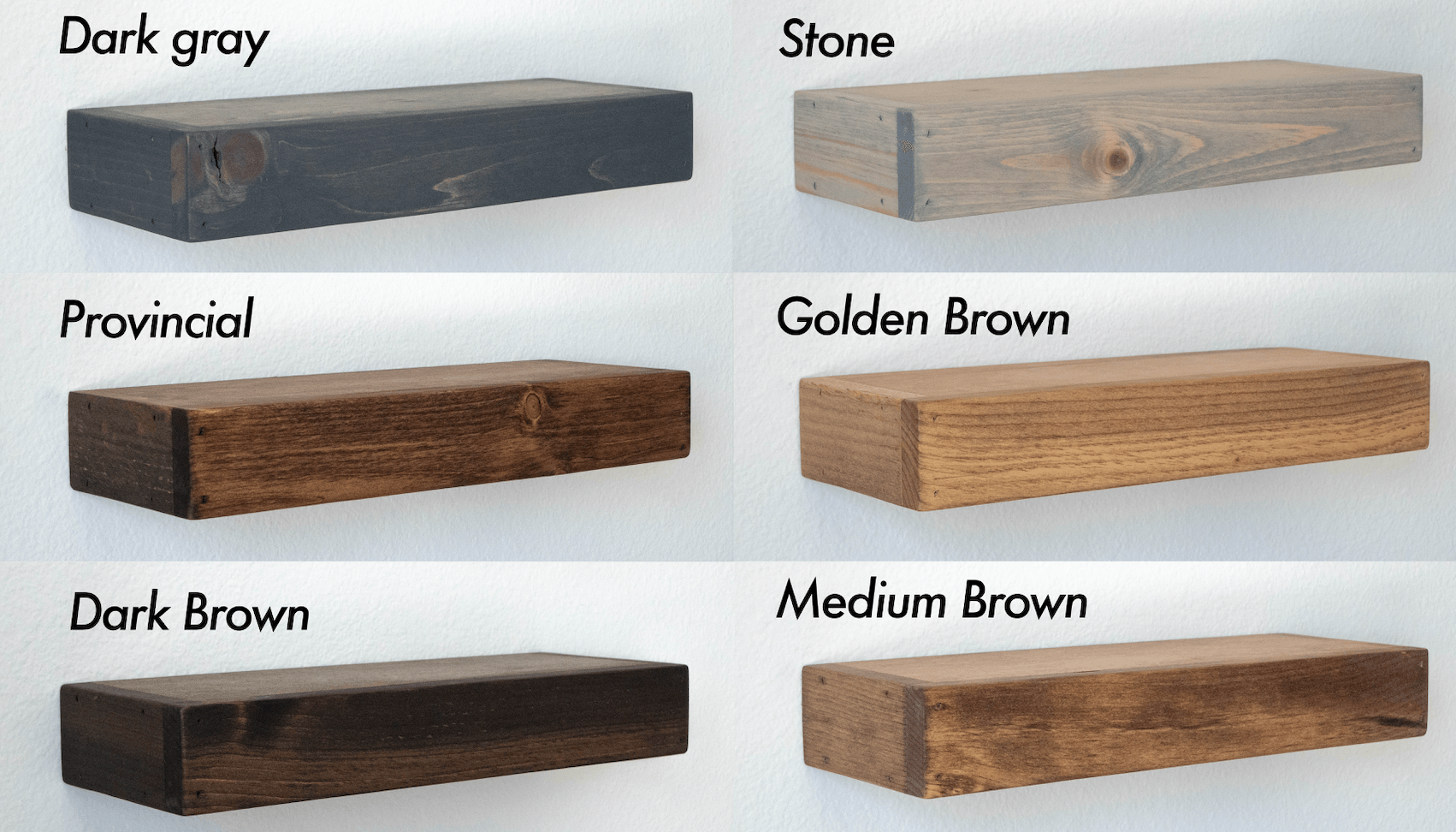 Knotty Pine Finish Samples - Lyons Crafted